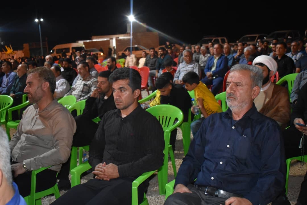 گزارش تصویری از اجتماع بزرگ عزاداران حسینی در روستای اسلام آباد شهرستان بهمئی + جزئیات 