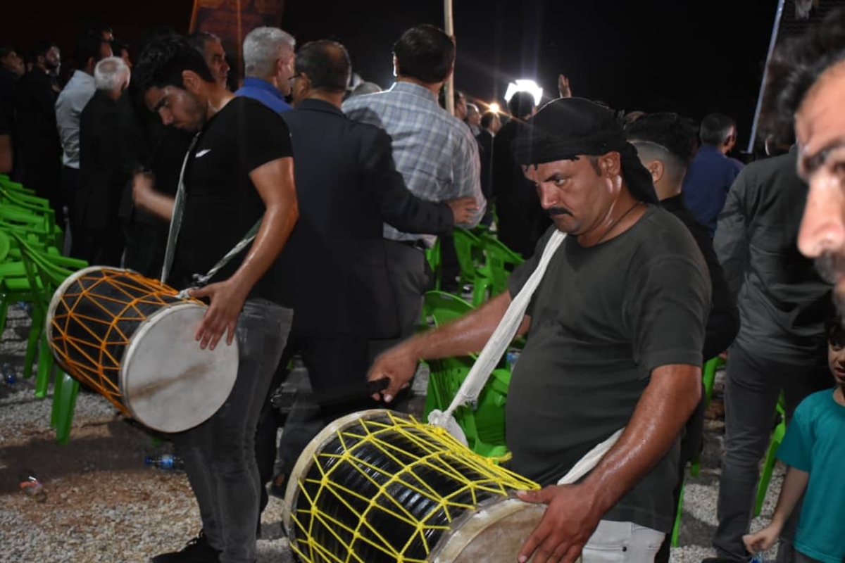 گزارش تصویری از اجتماع بزرگ عزاداران حسینی در روستای اسلام آباد شهرستان بهمئی + جزئیات 